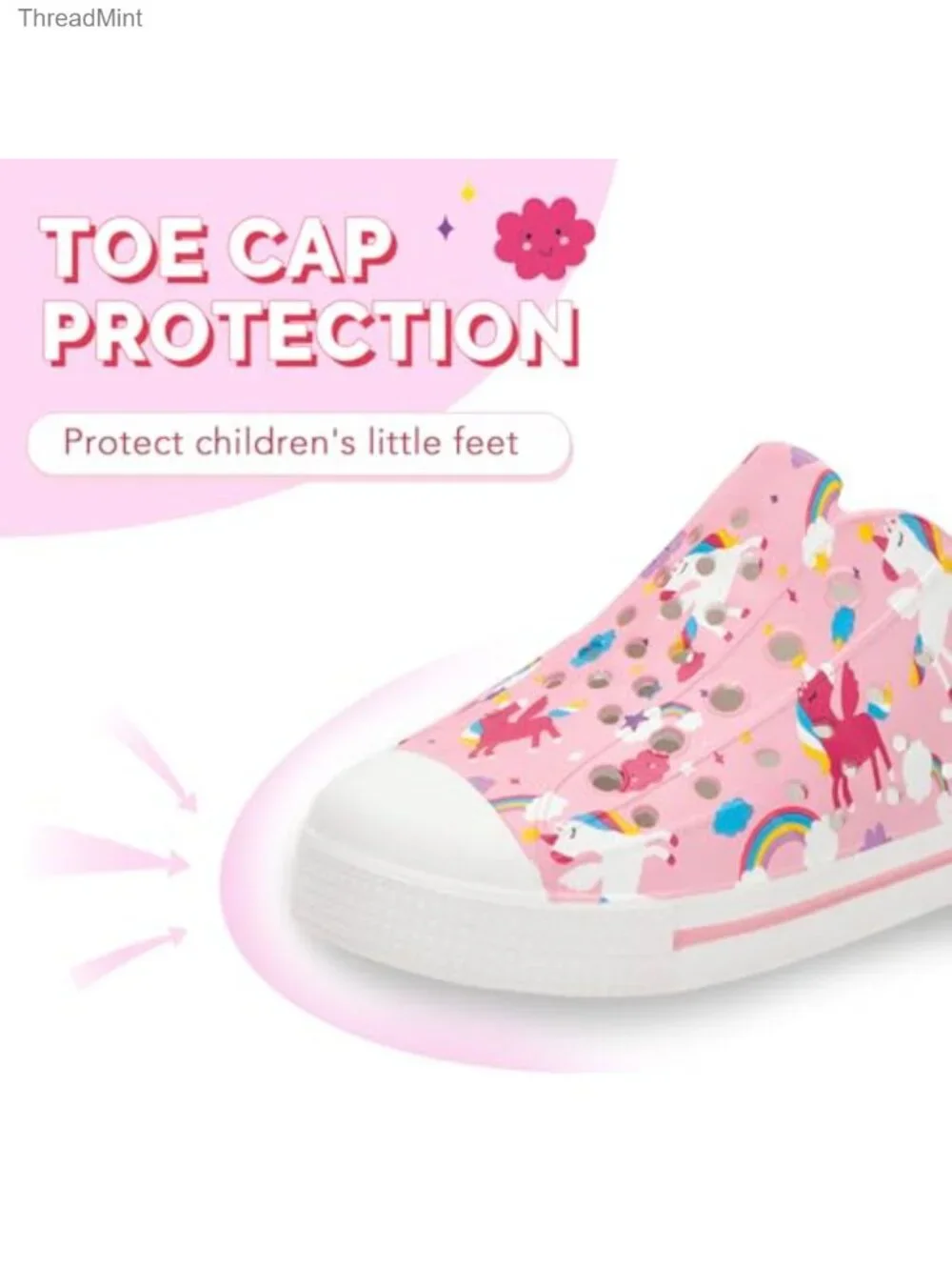 Toddler Water Shoes for Boys Girls | EVA Quick-Dry Kids Sandals Summer Beach